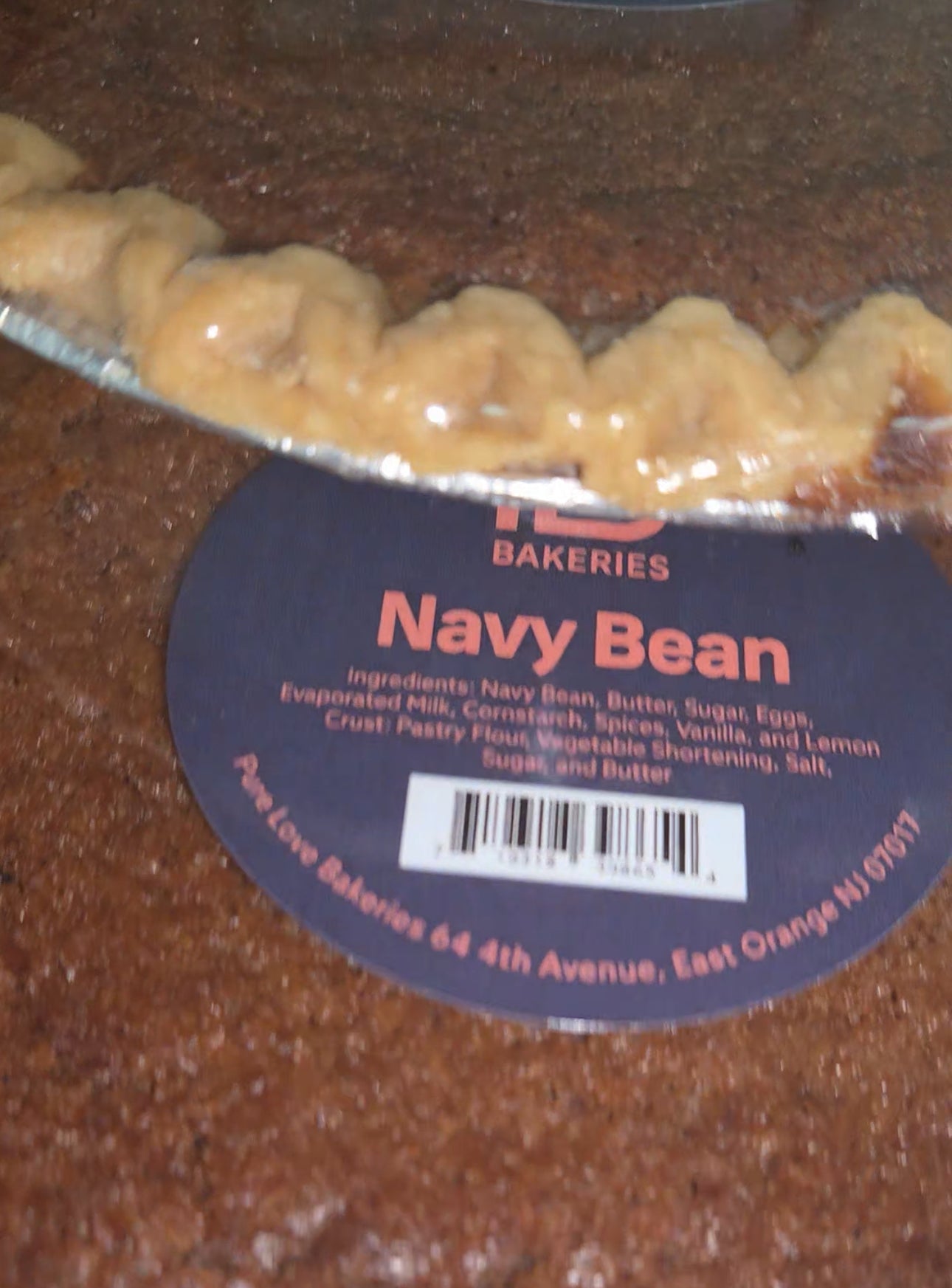 Navy Bean Pie
